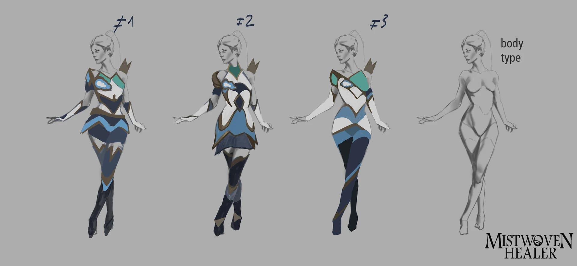 Character outfit design by Alusion